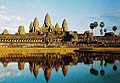 Eines der 7 Weltwunder der Erde ist die grossräumige Tempelanlager der Khmer, Ankor Wat in Kambotscha